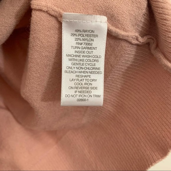 Liz Claiborne rose pink light sweater size L p - Picture 6 of 8